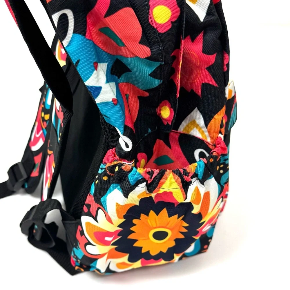 Floral Backpack, School Book bag, Laptop Backpack Padded Straps NEW